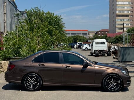 2012 Mercedes-Benz C-Класс 180 III (W204) Рестайлинг, коричневый, 1170000 рублей, вид 2