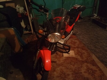 2007 Yamaha YBR125, красный, 120000 рублей, вид 2