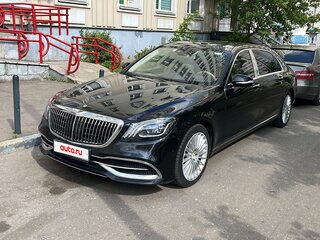 2018 Mercedes-Benz Maybach S-Класс 560 I (X222) Рестайлинг, чёрный, 5111111 рублей, вид 2