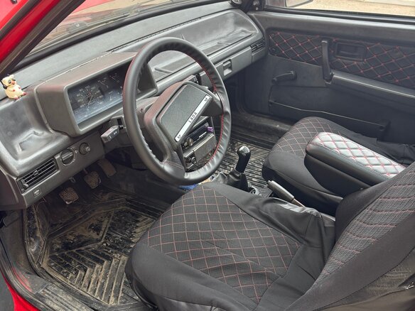 1991 Lada (ВАЗ) 2108 21086, красный, 100000 рублей - вид 6