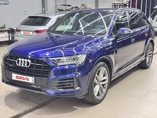 2020 Audi Q7 45 TDI II (4M) Рестайлинг, синий, 5600000 рублей, вид 1