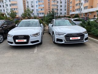 2014 Audi A6 IV (C7), белый, 1890000 рублей, вид 3