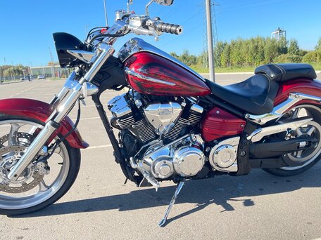 2009 Yamaha XV 1900, красный, 799000 рублей, вид 2