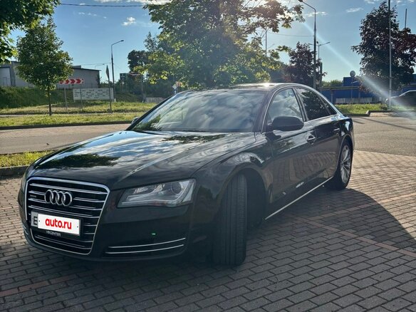 2010 Audi A8 III (D4), чёрный, 1600000 рублей