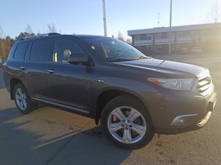 2013 Toyota Highlander II (XU40) Рестайлинг, серый, 1950000 рублей, вид 2