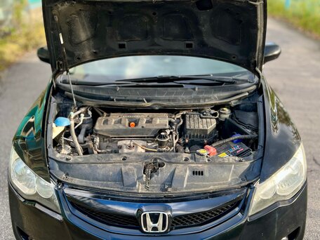 2009 Honda Civic VIII Рестайлинг, чёрный, 425000 рублей, вид 3