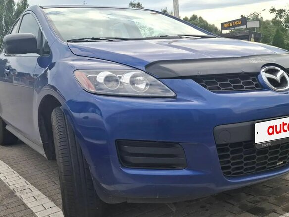 2006 Mazda CX-7 I, синий, 750000 рублей - вид 8