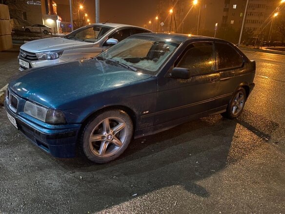 1996 BMW 3 серии Compact 316i III (E36), зелёный, 299999 рублей - вид 1