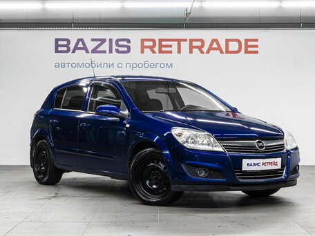 2008 Opel Astra H Рестайлинг, синий, 349000 рублей, вид 3