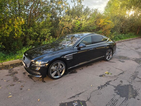 2021 Genesis G80 II, чёрный, 4500000 рублей - вид 2