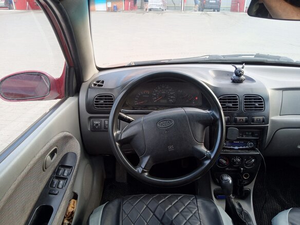 2002 Kia Rio I, красный, 200000 рублей - вид 8