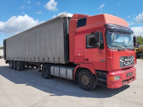 1999 MAN F 2000, красный, 1549000 рублей, вид 1