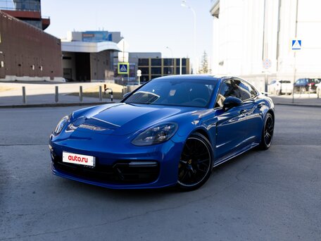 2017 Porsche Panamera Turbo II, синий, 7600000 рублей, вид 5