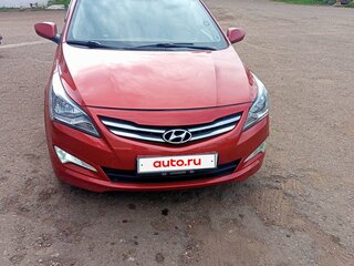 2014 Hyundai Solaris I Рестайлинг, красный, 840000 рублей, вид 1