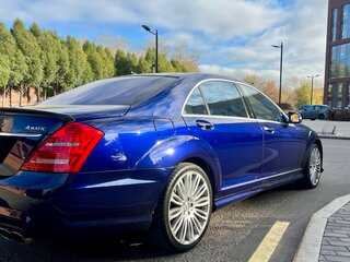 2010 Mercedes-Benz S-Класс 500 Long V (W221) Рестайлинг, синий, 2050000 рублей, вид 4