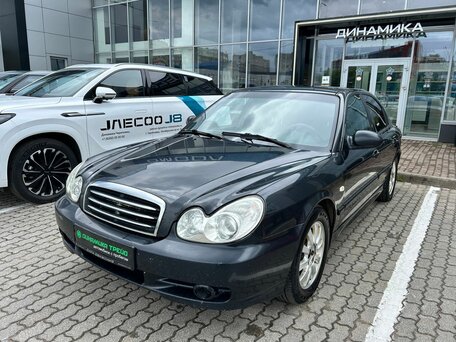 2007 Hyundai Sonata ТагАЗ IV (EF) Рестайлинг, чёрный, 299000 рублей, вид 1