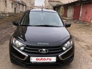 2018 Lada (ВАЗ) Granta I Рестайлинг, чёрный, 595000 рублей, вид 1