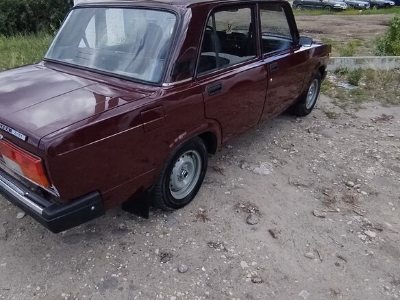 2008 Lada (ВАЗ) 2107, пурпурный, 250000 рублей - вид 2