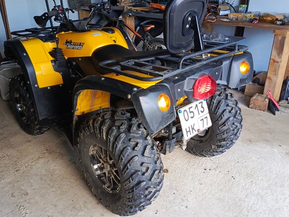 2016 Stels ATV-600YL Леопард, жёлтый, 490000 рублей - вид 3