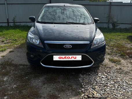 2010 Ford Focus II Рестайлинг, синий, 420000 рублей, вид 2