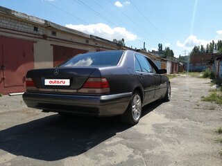 1995 Mercedes-Benz S-Класс 320 Long III (W140) Рестайлинг, фиолетовый, 1500000 рублей, вид 4