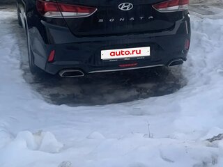 2018 Hyundai Sonata VII (LF) Рестайлинг, чёрный, 1800000 рублей, вид 2