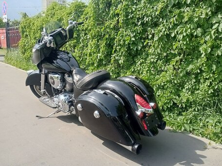 2017 Indian Chieftain, чёрный, 1100000 рублей, вид 3