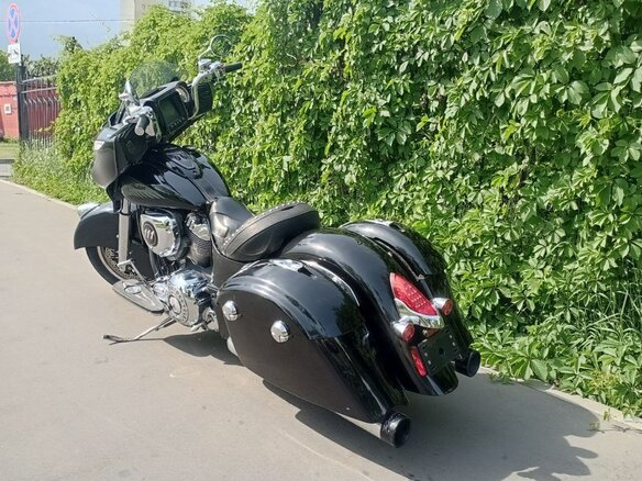 2017 Indian Chieftain, чёрный, 1100000 рублей - вид 2