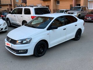 2019 Volkswagen Polo V Рестайлинг, белый, 410000 рублей, вид 1