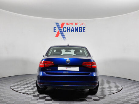 2015 Volkswagen Jetta VI Рестайлинг, синий, 846000 рублей, вид 5