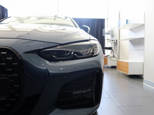 2021 BMW 4 серии 420d xDrive G22, G23, G26, синий - вид 6