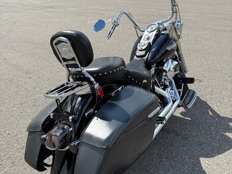 2006 Harley-Davidson Fat Boy, чёрный, 750000 рублей, вид 3