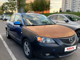2006 Mazda 3 I (BK) Рестайлинг, синий, 250000 рублей, вид 2