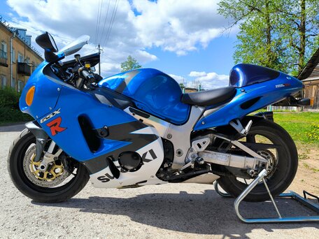 2000 Suzuki GSX 1300 R Hayabusa, синий, 555000 рублей, вид 2