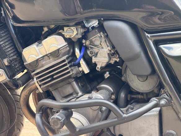 1996 Honda CB 400 Super Four, чёрный, 300000 рублей - вид 6