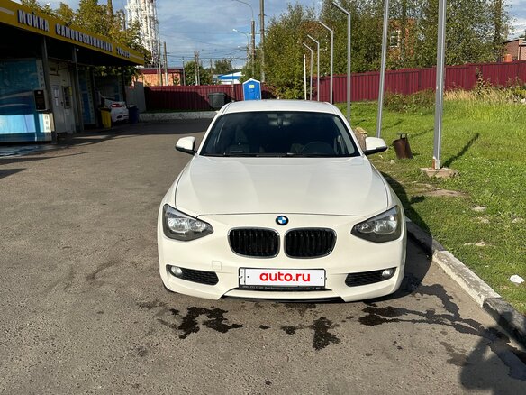 2012 BMW 1 серии 116i II (F20/F21), белый