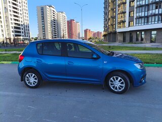 2018 Renault Sandero II Рестайлинг, синий, 840000 рублей, вид 5