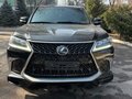 2021 Lexus LX 570 III Рестайлинг 2, чёрный, 6700000 рублей