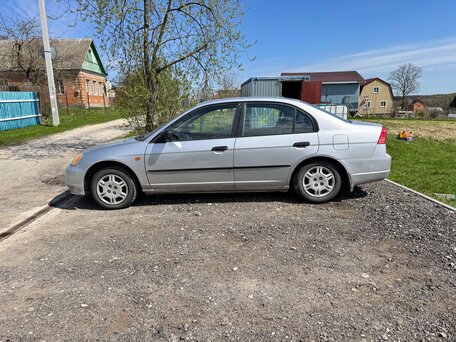 2001 Honda Civic VII, серебристый, 299000 рублей, вид 5