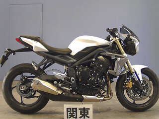 2013 Triumph Street Triple, белый, 355800 рублей, вид 1