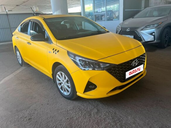 2021 Hyundai Solaris II Рестайлинг, жёлтый - вид 5