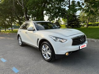 2012 Infiniti FX30d II (S51) Рестайлинг, белый, 1799000 рублей, вид 3