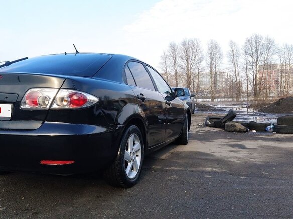 2003 Mazda 6 I (GG), чёрный, 420000 рублей - вид 13