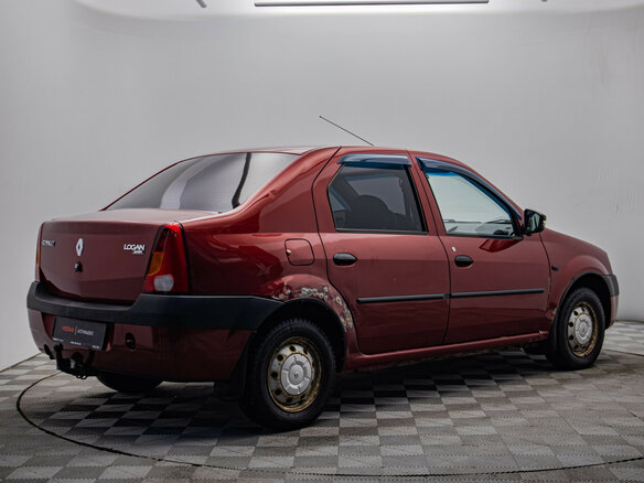2009 Renault Logan I, красный - вид 4