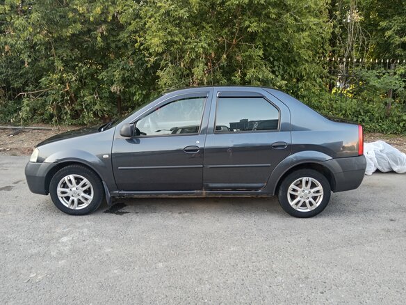 2007 Renault Logan I, серый, 350000 рублей - вид 3