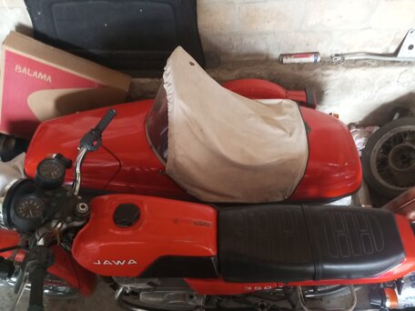 1990 Jawa 350/638, красный, 350000 рублей, вид 1