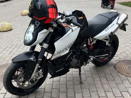 2008 KTM 990 Super Duke, белый, 340000 рублей, вид 3