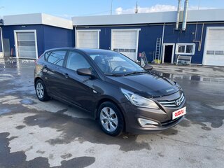 2016 Hyundai Solaris I Рестайлинг, коричневый, 899000 рублей, вид 2
