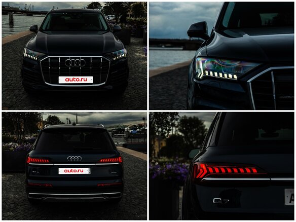 2023 Audi Q7 45 TFSI II (4M) Рестайлинг, синий, 7111111 рублей - вид 14