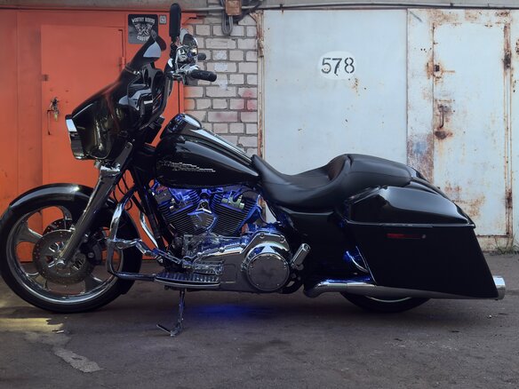 2009 Harley-Davidson Street Glide, чёрный, 980000 рублей - вид 10